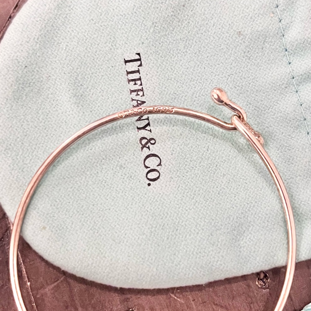 Authentic Tiffany & Co. Wire Bangle Bracelet - image 3